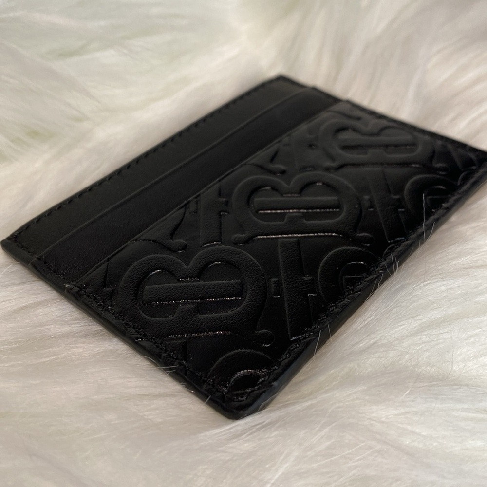 NWOT Burberry black card holder - Picture 3 of 4